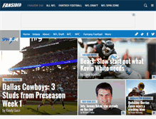 Tablet Screenshot of nflspinzone.com